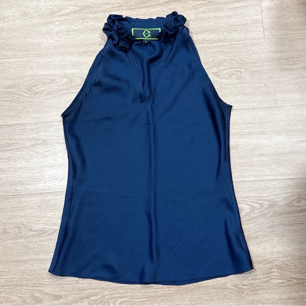 C. Wonder Blue Ruffled Blouse